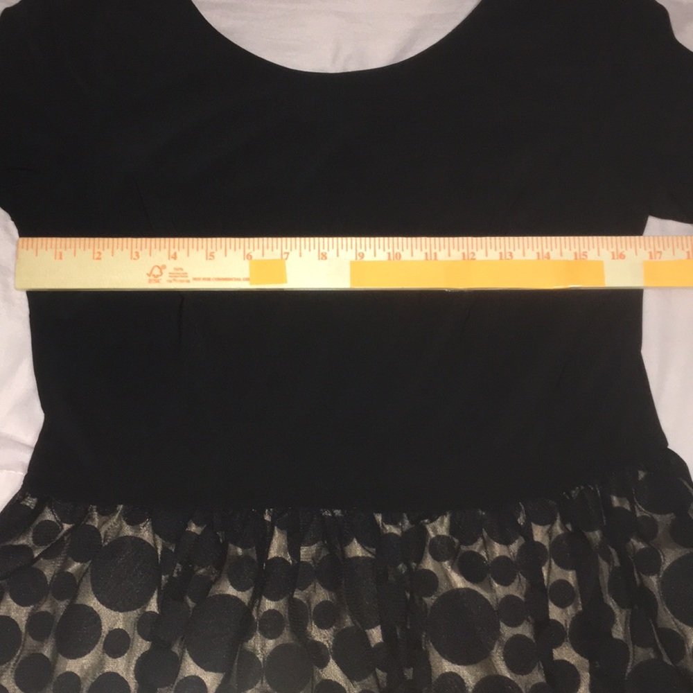 Eliza J Black Mesh Dress - Picture 5 of 6